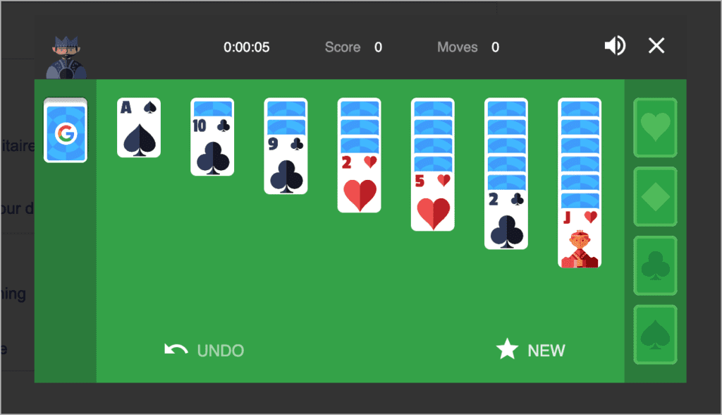 Google Solitaire